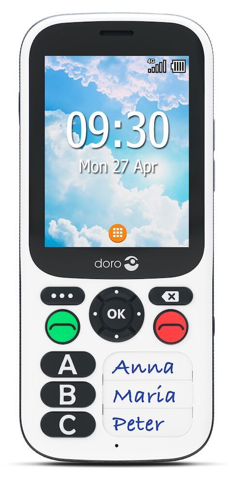 Doro 1370 - Téléphone Mobile Pour Senior - Compatibilité Appareils